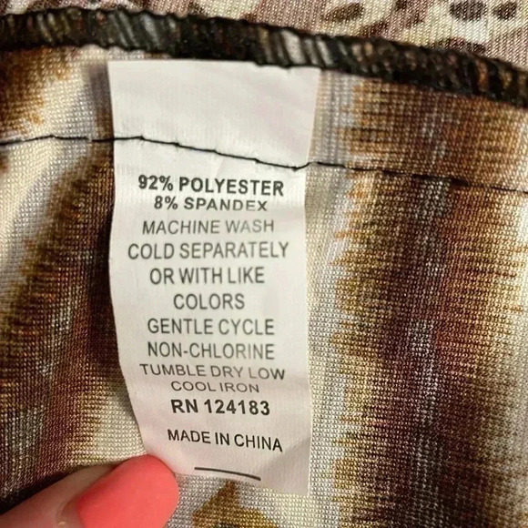 Jon & Anna NWT Women’s Large Sleeveless Animal Print Dress - Picture 8 of 8